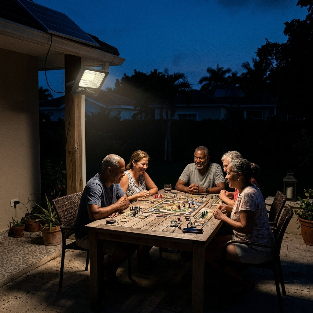 LÁMPARA LED SOLAR DE ALTA POTENCIA Modelo HNE-054
